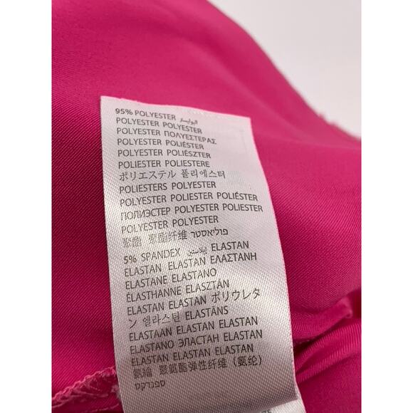 ADIKA Women's Fuchsia Pink Wide-Leg High-Rise Dress Up Pant SZ S - Picture 8 of 10